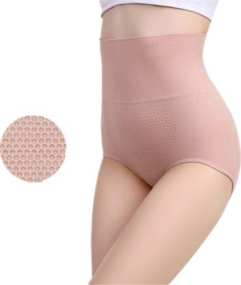 Women's Seamless High Waist Tummy Control/Tummy Tucker Panty, Free Size[pk-4]