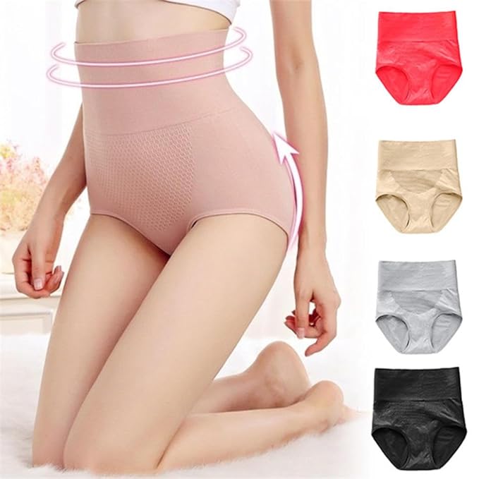 Women's Seamless High Waist Tummy Control/Tummy Tucker Panty, Free Size [pk-2]