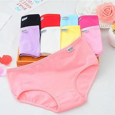 Women Cotton Panties Smooth Stretch Hipster Panty for Women [pk-10] Multicolor