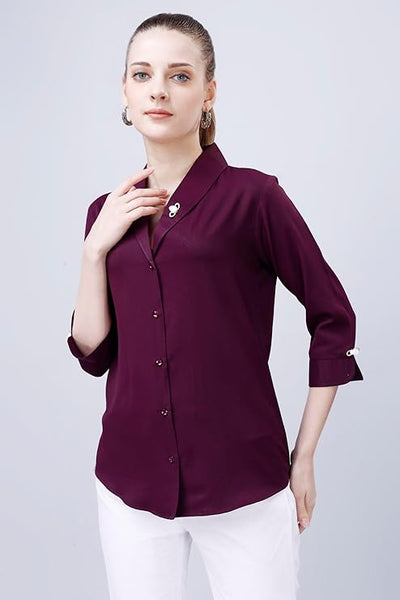 Women's Shirt for Casual Wear 3/4 Sleeve Regular Fit [pk-3]