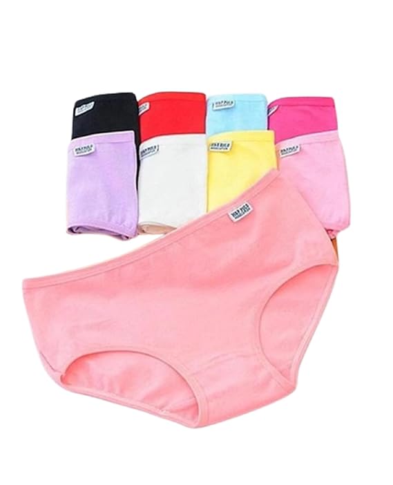 Women Cotton Panties Smooth Stretch Hipster Panty for Women [pk-10] Multicolor