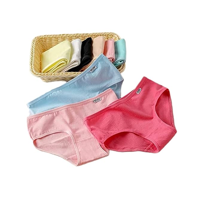 Women Cotton Panties Smooth Stretch Hipster Panty for Women [ pk -5 ]    Multicolour