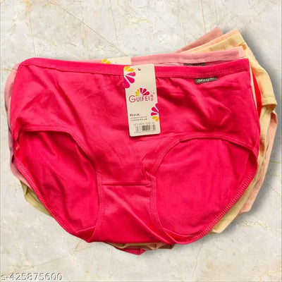 Women Cotton Panties Smooth Stretch Hipster Panty for Women [pk-6]  multicolor