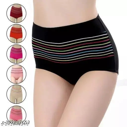 Panty Briefs / Hipster Innerwear Soft Stretchable Panties Womens & Girls Cotton Briefs Combo [pk - 3]