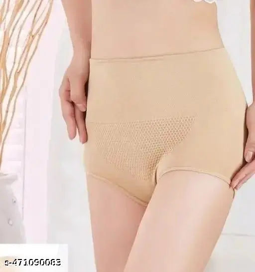 Women's Seamless High Waist Tummy Control/Tummy Tucker Panty, Free Size [pk-2]