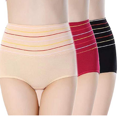 Panty Briefs / Hipster Innerwear Soft Stretchable Panties Womens & Girls Cotton Briefs Combo [pk-3]