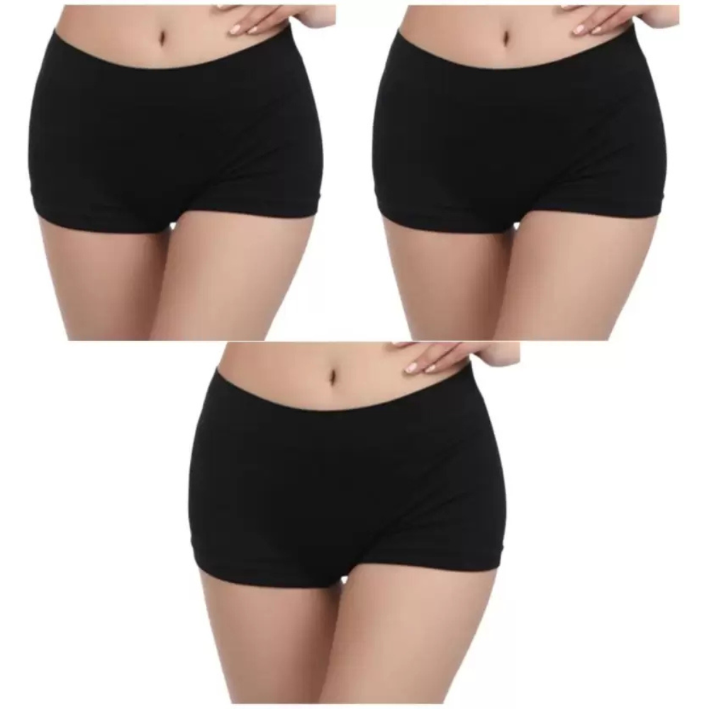 Women's Cotton Spandex High Waist Seamless Slimming Panties 360 Tummy Tucker/TummyControl Panty[pk-3]