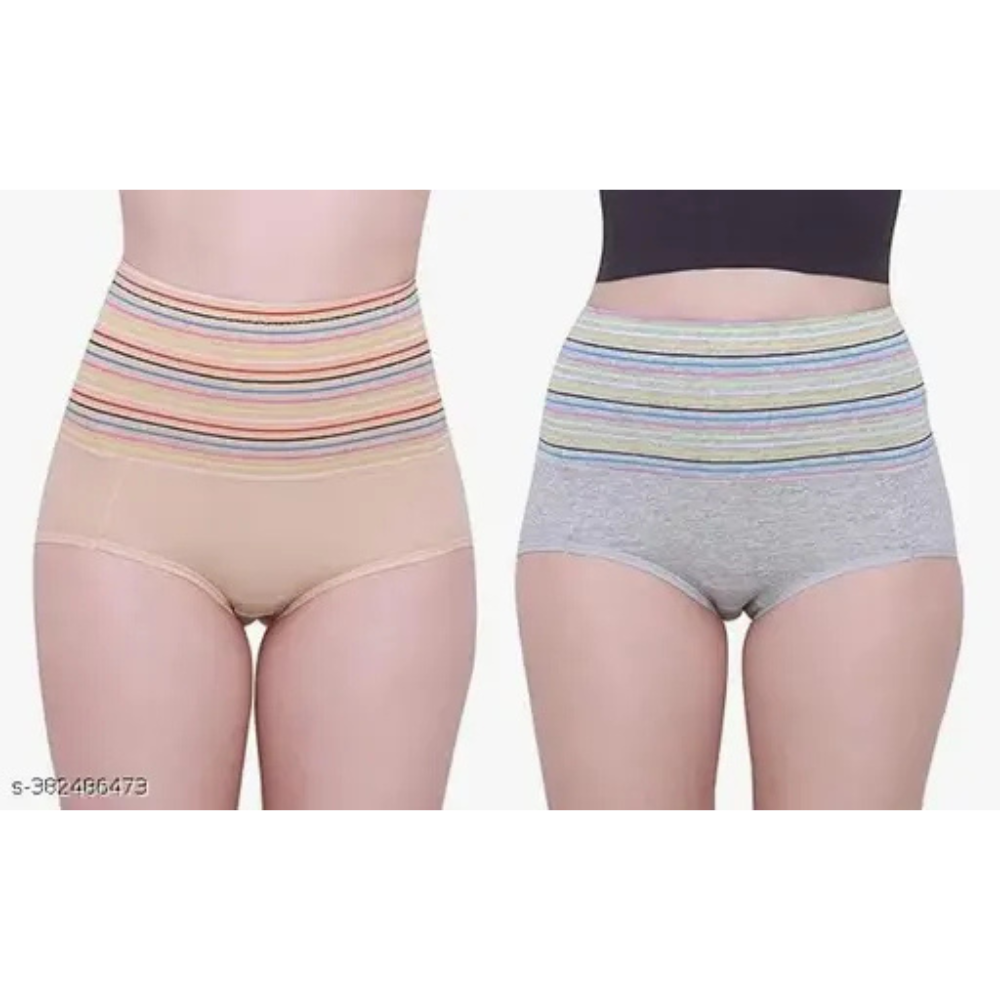 Panty Briefs / Hipster Innerwear Soft Stretchable Panties Womens & Girls Cotton Briefs Combo[pk-2]