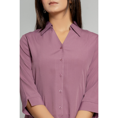 Formal Blush pink  Women Office Shirts Relaxed Fit Trendy Shirts for ladies