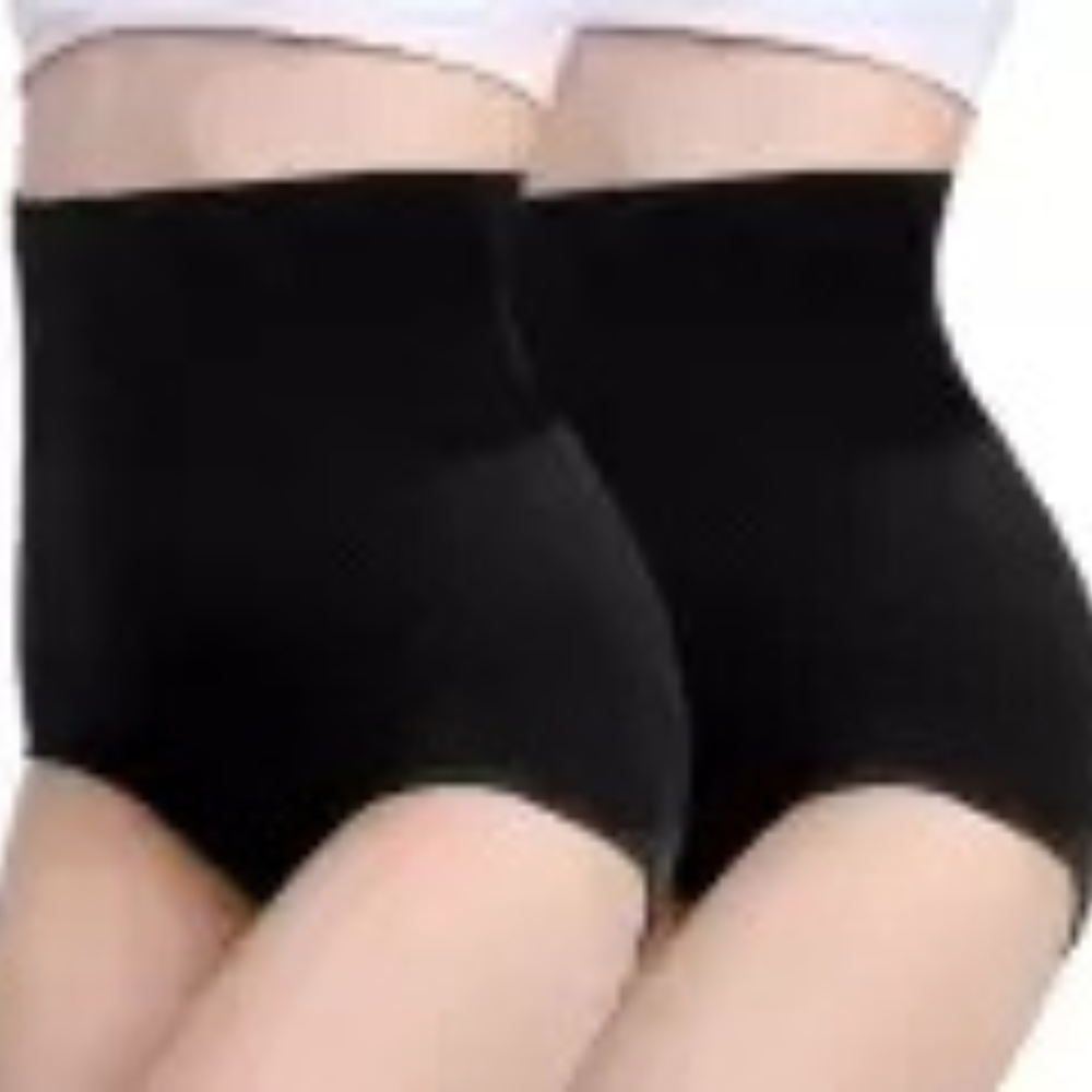 Women's Seamless High Waist Tummy Control/Tummy Tucker Panty, Free Size [pk-2]