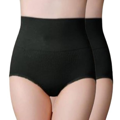 Women's Seamless High Waist Tummy Control/Tummy Tucker Panty, Free Size [pk-2]