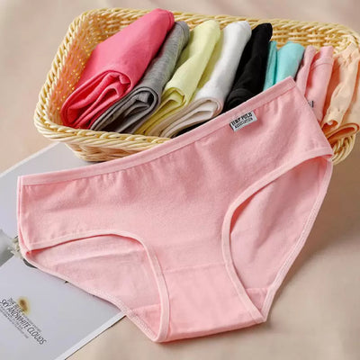 Women Cotton Panties Smooth Stretch Hipster Panty for Women [ pk -5 ]    Multicolour